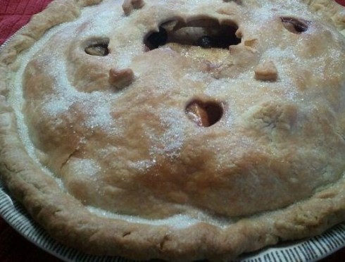 apple blueberry pie