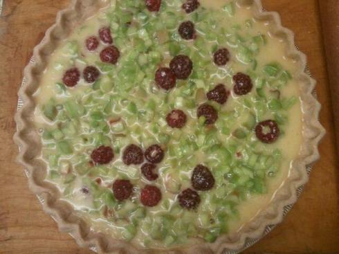 Bajr's Rhubarb Custard Pie
