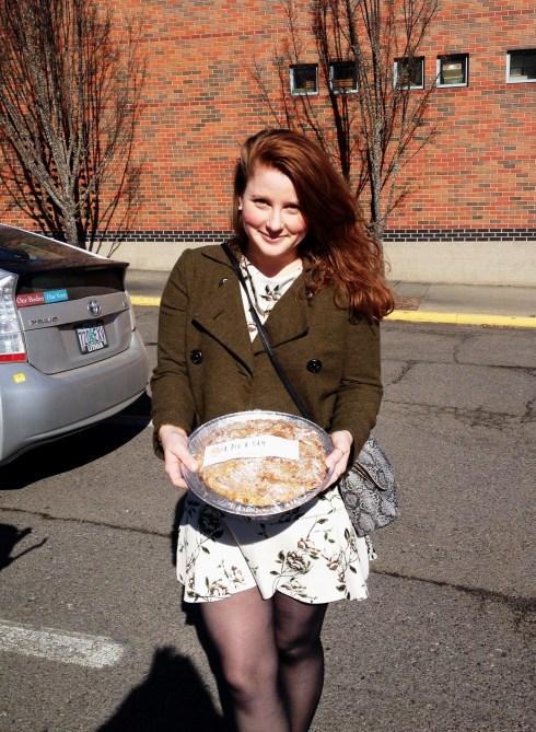 Alex with pie at SOU
