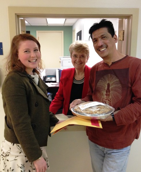 Alexandra with Rene and Kathy